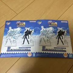 一番くじ　にゃんこ大戦争　E賞　ビッグアクリルスタンド　2種