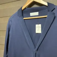 【新品未使用】MONSIEUR NICOLE メンズ 襟付きカーディガン