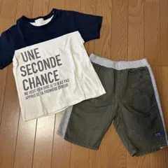 美品☆3can4on☆Tシャツ&ハーフパンツ☆サイズ120