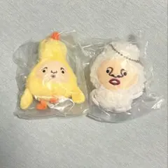 こびとづかん ぬいぐるみ3 ガチャガチャ　ヒヨッコマネッコ　カクレケダマ