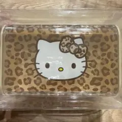 ハローキティ レオパード柄収納ボックス