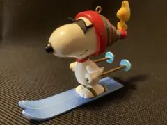 ビッグサイズ　Snoopy スヌーピ　フィギュア　スキー オーナメントのサムネイル