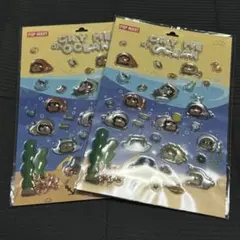 POP MART CRY ME AN OCEAN ステッカー 2枚セット