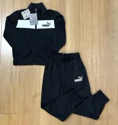 新品 PUMAプーマ　ジャージ上下セット トレーニングウェア 120 キッズ 黒