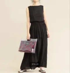ビューティアンドユース ウォッシャブルフレンチリネンマキシワンピース 2way