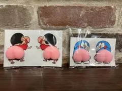 ぷにぷにシール4枚セット　クレオンしんちゃん2枚・ドラえもん2枚