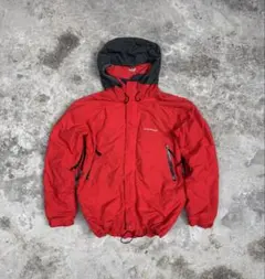 old mont-bell パウダーステップジャケット ナイロン 赤 アウトドア