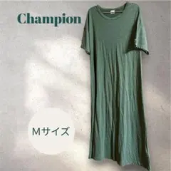【Champion】半袖/ロングワンピース/グリーン/Mサイズ☆