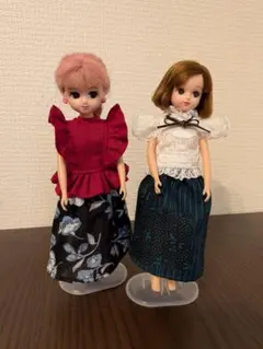 リカちゃん ハンドメイドお洋服 ブラウス2枚＆スカート＆パンツ 11