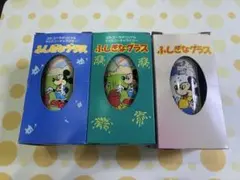 コカ・コーラ ディズニー ふしぎなグラス 3個セット 非売品 レトロ