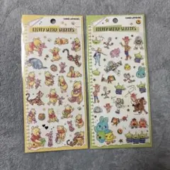 新品 ディズニーシール　2枚セット プーさん　トイストーリー