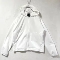【adidas】CLIMALITE フードジャケット パーカー ホワイト Sのサムネイル