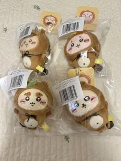 ちいかわ　たぬきだもんくじ　4体セット