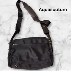⑧Aquascutum ショルダーバッグブラウンのサムネイル