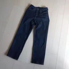 UNIQLO ストレートデニム ダークブルー