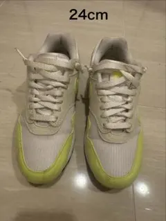 ナイキ　NIKE エアマックス　24cm 靴　スニーカー　蛍光　イエロー　黄色