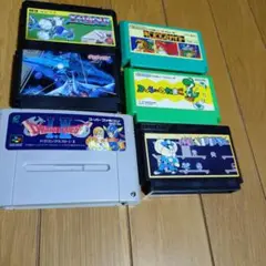 ファミコンソフトセット 5本セット スーパーファミコン 1本