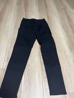 ハイウエスト スキニーパンツ ブラック