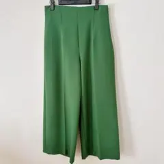 ZARA ザラ ハイウエスト テーパードパンツ M センタープレス 美脚 綺麗め