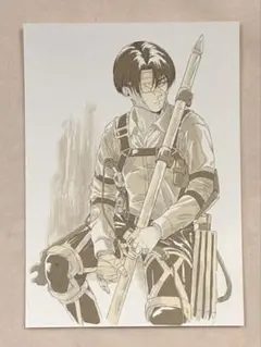 映画 進撃の巨人 入場者特典 第2週目 ビジュアルカード リヴァイ