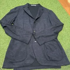 ÉDIFICE ダークブルー テーラードジャケット　上質