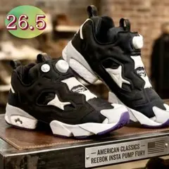 リーボック インスタ ポンプフューリー OG ブラック ホワイト