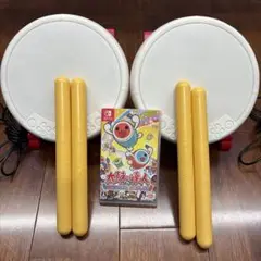 太鼓の達人ソフト　太鼓バチ２個セット　Switch