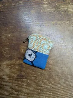 ミナペルホネン　ハギレ　ハンドメイドポーチ（イギリスパンミニ）