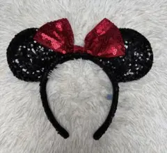 ミニー スパンコール カチューシャ ディズニー