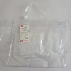 ダイソー　クリアバッグ(ポケット付)のサムネイル