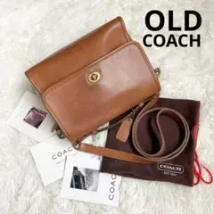COACH オールドコーチ turn lock フラップ flap ブラウン