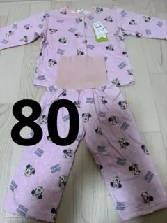 ミニーマウス　パジャマ　ミニーちゃん　ピンク　長袖　長ズボン　ディズニー　薄手