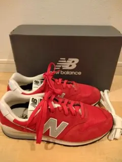 New Balance 996 レッド スニーカー(26センチ:箱付き)