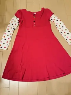 フレアワンピース 長袖