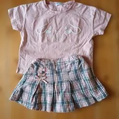 シナモロール　トップス　Tシャツ　110 120　ピンク　女の子