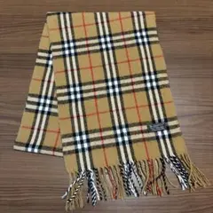 Burberrys バーバリー チェック柄 カシミヤ100% マフラー ベージュ