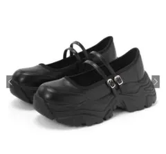 厚底ダブルストラップシューズ grl グレイル ci525