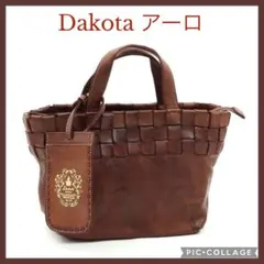 新品 Dakota ダコタ トートバッグ ハンドバッグ アーロ チョコ