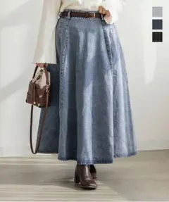 クレット デニム スカートのサムネイル