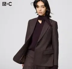 UNIQLO C ツイードテーラードジャケットL