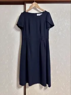 【RYOKO KIKUCHI】フォーマルワンピース 11号 ネイビー