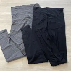 ユニクロ　マタニティ　レギンス 10分丈　2枚セット