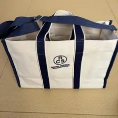 RODEO CROWNS トートバッグ アイボリー/ネイビー