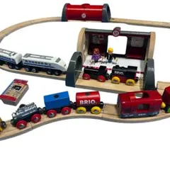 (未使用･未開封品)　BRIO (ブリオ) メトロレールウェイセット [ 木製レール おもちゃ ] 33513 tu1jdyt 楽天市場】BRIO ブリオ 木製レール メトロレールウェイセット