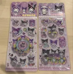 水シール　2枚　クロミ