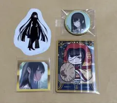FGO 霊基缶バッジ 最終再臨展入場特典ステッカー 黒姫