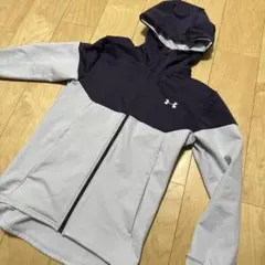 Under Armour フード付きジャケット ネイビー/グレー