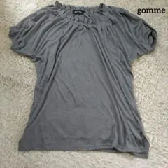 gomme ゴム フリルタックチュニックTシャツ フリル付き グレー Mサイズのサムネイル