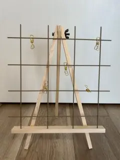 ミールへーデン風　ウェルカムボード グリッドスタイル ゴールドクリップ付き