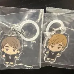 ハイキュー　ふらっとめじるしアクセサリー　宮侑 宮治セット